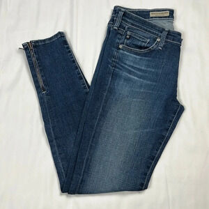 AG Adriano Goldschmied The Zip Up Legging Ankle Jean Size 27R